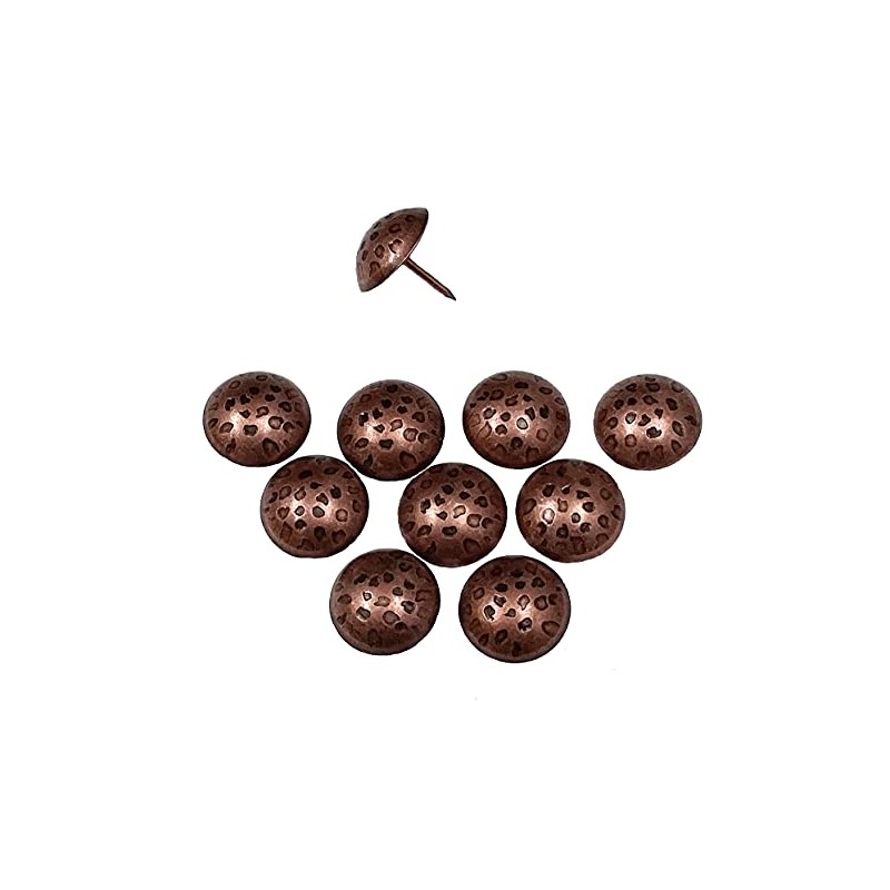 Decorative Clavos, Antique Copper Finish, Decorative Door Nails, 1 Inch