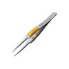 ANEX No.214 SUS410 Tweezers with Grip, Ultra Fine Point, 4.5