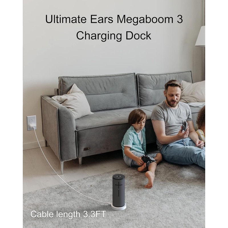 FGIEU Charging Dock Compatible with Ultimate Ears UE Boom 3,