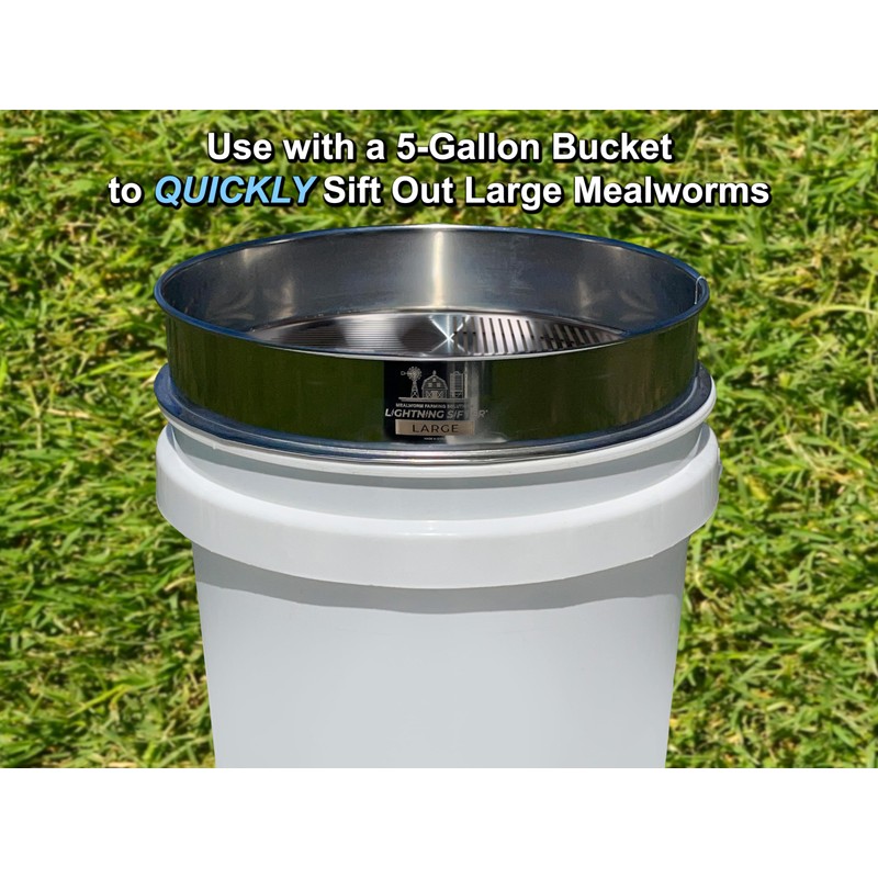 MFS' D-11 Lightning Sifter Large Mealworm Sifting Pan (2nd Gen)