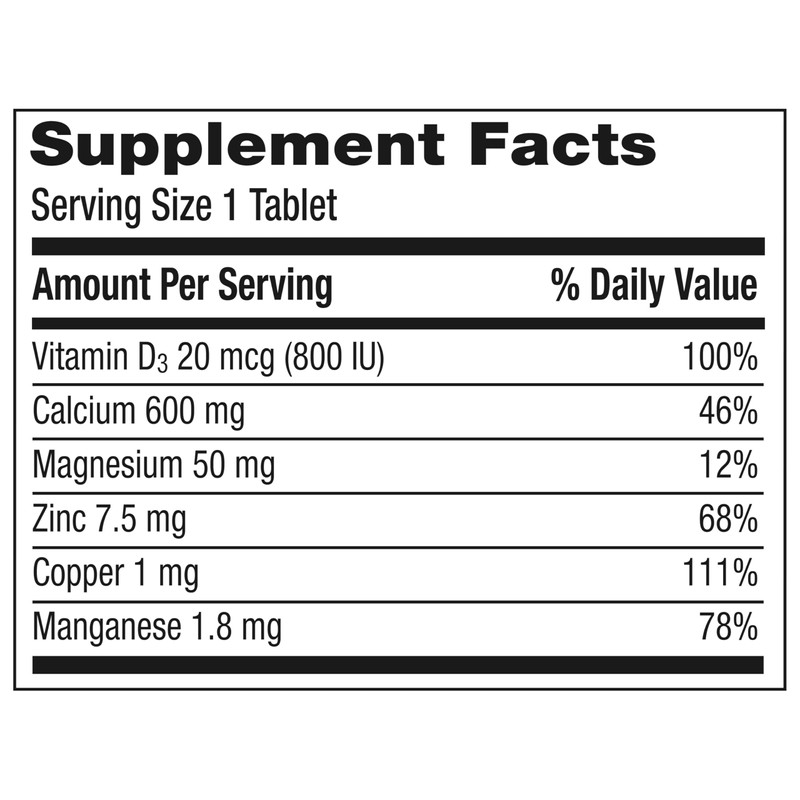 Caltrate 600 Plus D3 Plus Minerals Calcium and Vitamin D