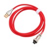 Mechanical Keyboard Cable Double Sleeve Custom Coiled with Detachable Metal