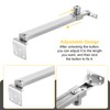sourcing map 1Pcs 305mm Casement Stay Window Latch, Stainless Steel