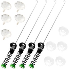 UPGRADED MVWX655DW2 W11130362 Suspension Rod kit fit for May.tag MVWC565FW1 MVWC555DW1 MVWC565FW2 fit for Whirl.pool WTW5000DW3 WTW5000DW1 WTW5000DW2 Replaces W10594080 W10748956 W10780040 by TOMOON