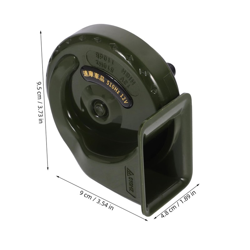 Alipis Motorcycle Horn Loud Speaker for Atv and Scooter Durable