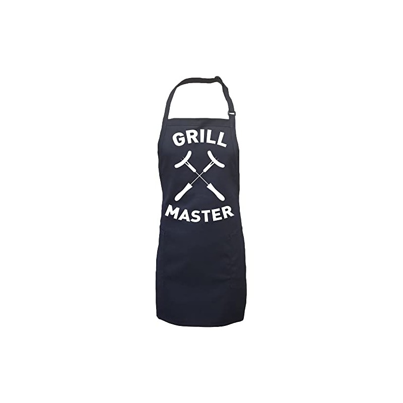 zerogravitee Grill Master Apron with 2 patch pockets in Navy