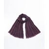 Dal Dahl Baltic Linen Shawl Scarf_Big Purple