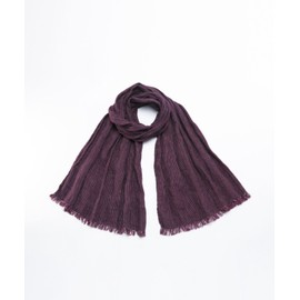 Dal Dahl Baltic Linen Shawl Scarf_Big Purple