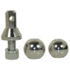Convert-A-Ball 105LB Super-Long Nickel-Plated Shank with 2 Balls - 1"