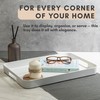 Bzyoo 11.5 x 16 Inch Large Rectangle Stackable Melamine Serving