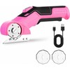 Rechargeable Electric Scissors for DIY Cutting – 3.7V Cordless Rotary