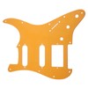 SSH Guitar Pick Guard Aluminum Alloy Orange Electric Guitar Pickguard