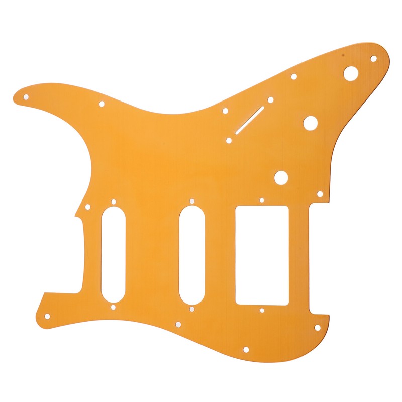 SSH Guitar Pick Guard Aluminum Alloy Orange Electric Guitar Pickguard