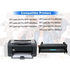 InkSpire Compatible CF226A 26A Black Toner High Yield for Laserjet Pro MFP M426fdw, Laserjet Pro M402dw, Laserjet Pro MFP M426dw, Laserjet Pro MFP M426fdn, Laserjet Pro M402dn, M402d, M402n
