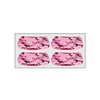 Glitter Pink Camo Face Stickers - 8 Classic Shaped Stickers