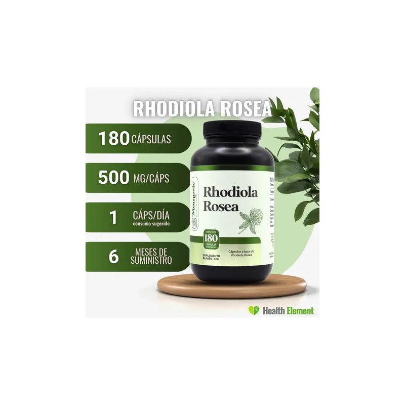 Rhodiola Rosea Premium Pura 180 Caps | Energía | Momosie