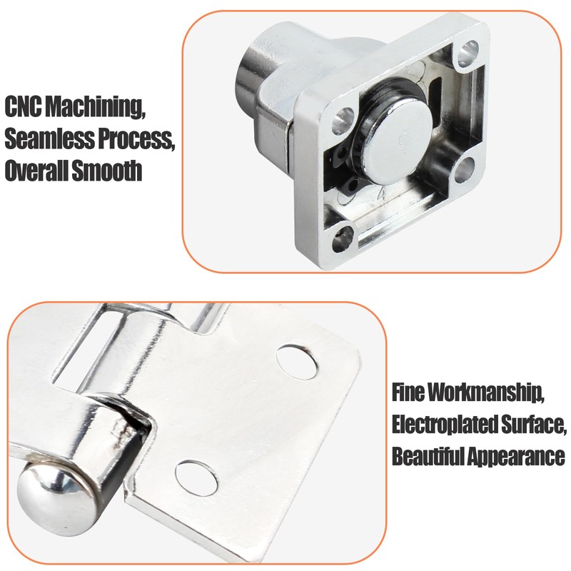 HOWDIA 3 Inch Keyed Door Lock Hasp Latch, Stainless Steel