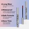 LANGMANNI 2 Colors Long-Lasting Peel Off Lip Liner Set, Waterproof