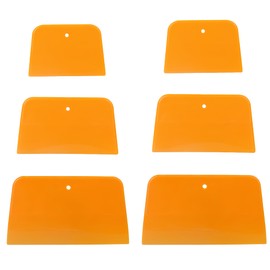 6 Pcs Car Body Filler,Reusable Glue Spreader,Strong and Durable Glue Spreaders, Auto Body Applicators,Hard Plastic Automotive Applicators for Applying Filler,Putty,Glaze, Caulk and Paint