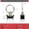 WuhaPhreyn 12 Pack L Track Tie Down O Ring L
