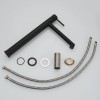 Single Hole Single Handle Black Gold Bathroom Vessel Sink Faucet
