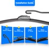 RAINTOK Windshield Wiper Blades Replacement for Honda HRV HR-V 2016