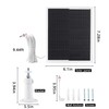 Solar Panel Charger for Ring Camera,6W Solar Charger Compatible with