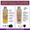 Sparkle Lens Cleaner for Glasses & Optical Surfaces – Ammonia-Free,