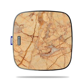 MightySkins Skin for Roku Ultra - Amber Marble | Protective, Durable, and Unique Vinyl Decal wrap Cover | Easy to Apply, Remove, and Change Styles | Made in The USA