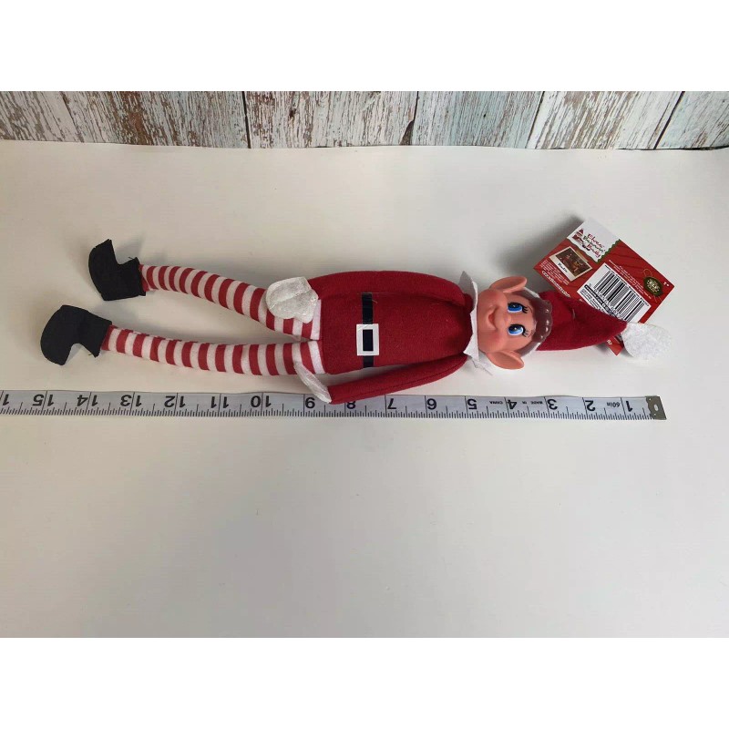 Pms Vinyl Faced Naughty Christmas Elf Red White Holiday Toy