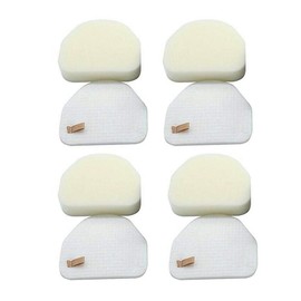 Eztronics Corp4PK NV480 & NV450 Replacement Foam & Felt Filter Kits, Part #XFF450. Designed Fit for Shark Rocket Nv480 Filters Professional Upright NV480 Vacuums