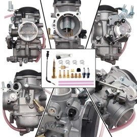 JIK CV40 Carburetor fit for Harley Davidson Sportster 883 XL883 Sportster 1200 XLH1200 1988-2006,Dyna & FXR 1988-2016,Softail 1988-2017,Touring 1988-2016,Sportster Electra Glide Fatboy 1998-Up
