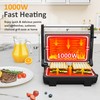 Sunvivi Panini Press Sandwich Maker: Electric Panini Press Grill with
