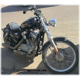 DK Custom Products Modular Headlight Relocation Bracket -Sportster - Dyna - Softail