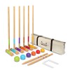 GoSports Junior Croquet Set - 27" Mallets for Kids