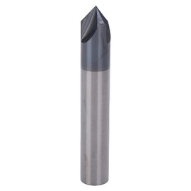 QANYEGN Chamfering End Mills, 3 Flute 90 Degree Tungsten Carbide Bits, V Groove End Mills for CNC Engraving and Chamfering