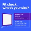 Filtrete 12x12x1 Air Filter, MERV 12, MPR 1500, Allergens, Bacteria