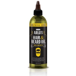 Arlo's Aceite Pro-Growth para Cabello y Barba 8 oz. - Aceite para el Crecimiento del Cabello y la Barba