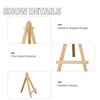 JUHUA 4 Pcs Mini Easel, Mini Small Easels Stand, Table
