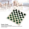 Chess Checkers Set PP Chess Pieces PU Imitation Leather Chess