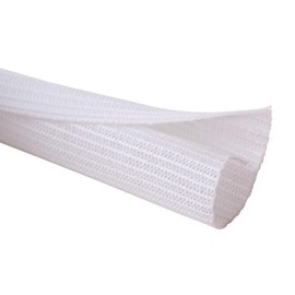 Alex Tech Self-Locking Cable Conduit Woven Cable Sheath Cable Protector Cuttable White for TV Computer Home Cinema Automotive Cable Home And Office 6 mm – 7.7 Metres