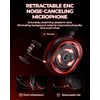 Auriculares inalámbricos para juegos, sonido envolvente 7.1, auriculares USB para