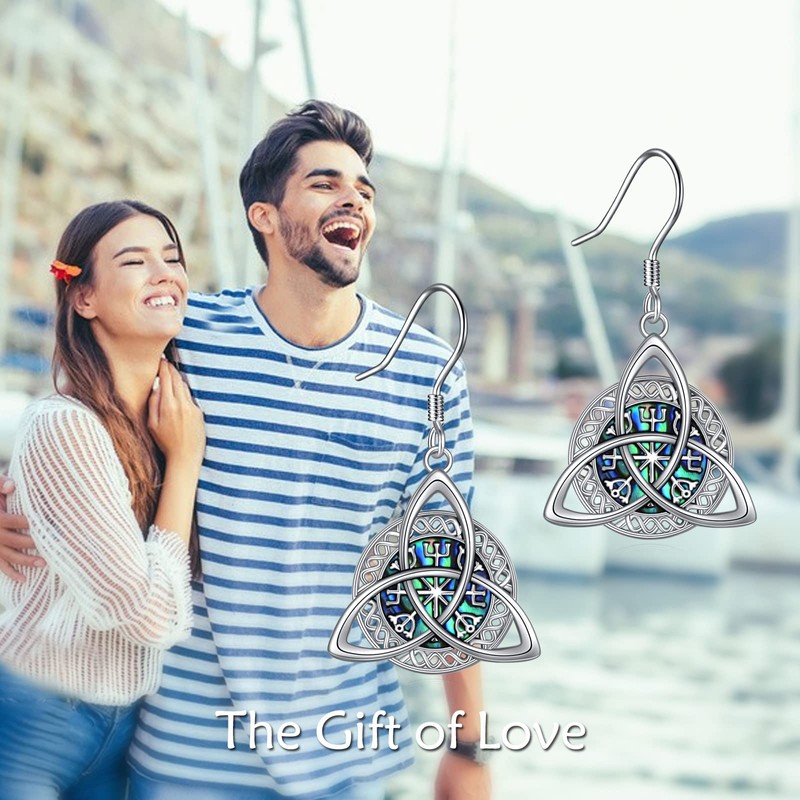 Pendientes celtas, Plata de ley, Sin gemas.