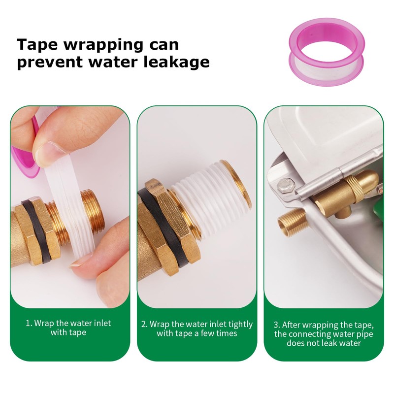 LIUCOGXI 1/2 Inch Brass Float Valve Water Valve with Adapter