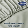 Silentnight Supersoft Double Fitted Sheet - Sage Green Deep Fitted