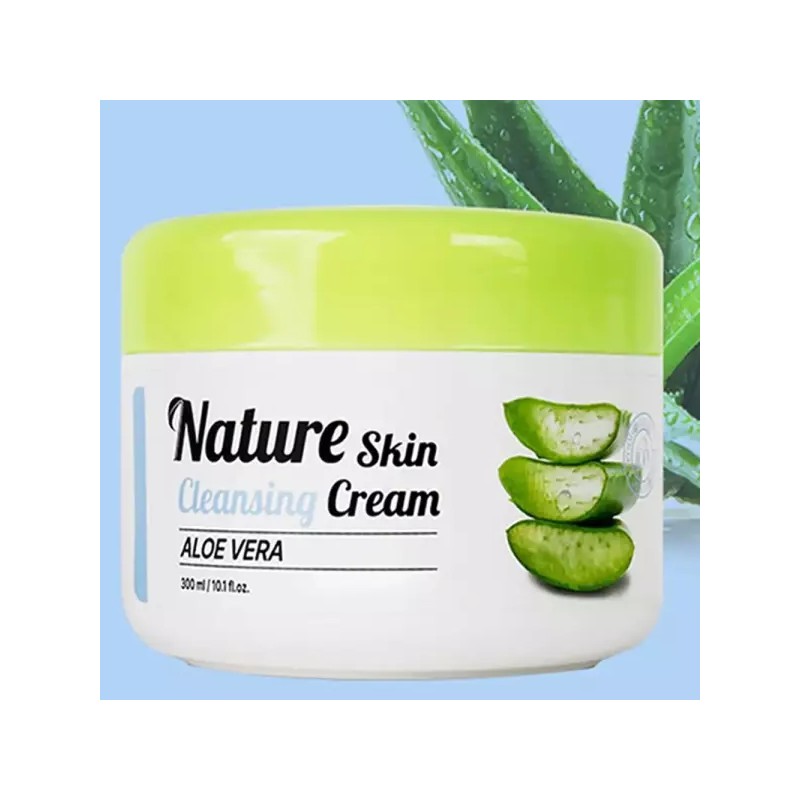 Aloe 알로에 메이크업제거 피부 부드럽게 클렌징크림 300ml Aloe Makeup Remover