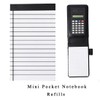 Marte Vanci Mini Pocket Notebook with Calculator and Pen, A7