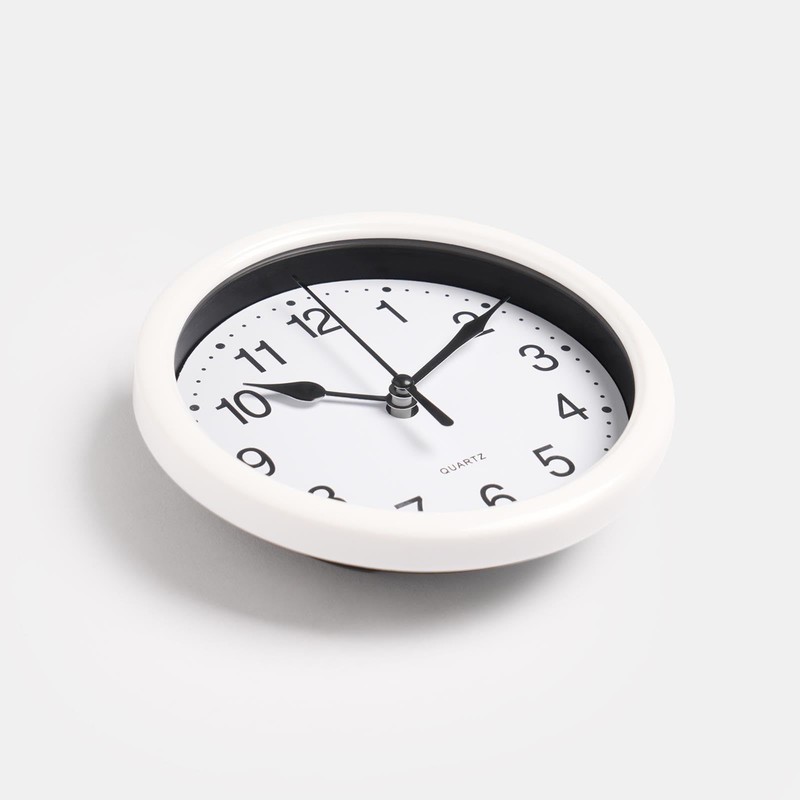 OHS Wall Clock, Small Round Clocks for Kitchen Living Room