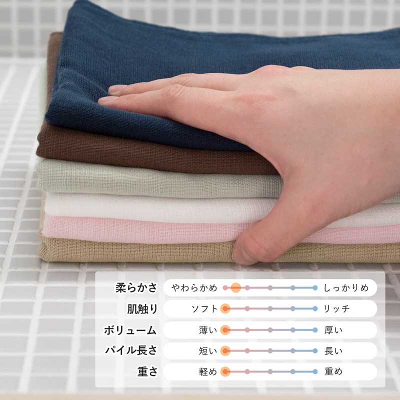 Bloom Gauze Towel, Face Towel, Set of 3, Speedlie, Senshu