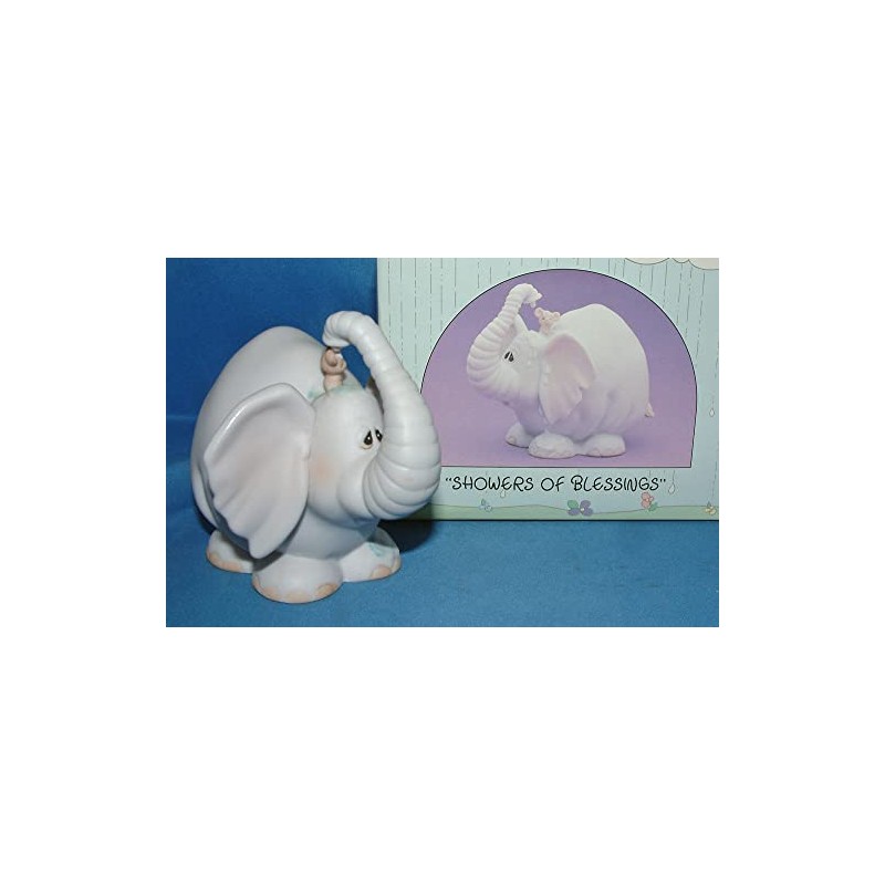 Precious Moments "Showers of Blessings" Elephant Figurines